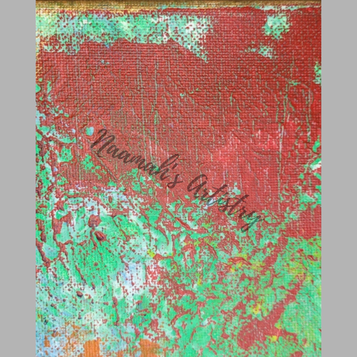 City Lights - Abstract acrylic art on stretched canvas